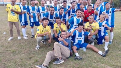 Persambor FC menghajar Perkasa FC dengan skor telak Empat kosong (4-0)”.