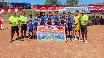 SMPN 2 Sano Nggoang Segel Juara O2SN Tingkat Kecamatan, Bungkam SMPK St. Klaus 2-0