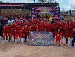 Dramatis! Tumbangkan Tim Raksasa Kaka Botek FC via Adu Penalti, Petani Keren FC Tembus Partai Final Sano Nggoang Cup I